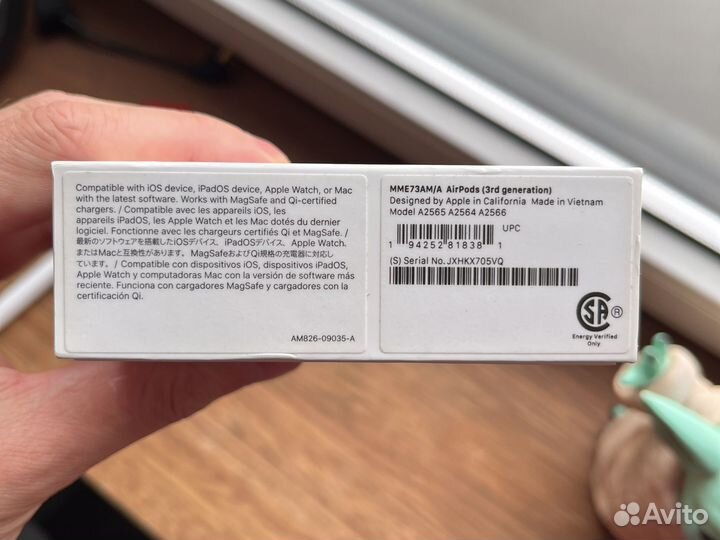 Наушники apple airpods 3