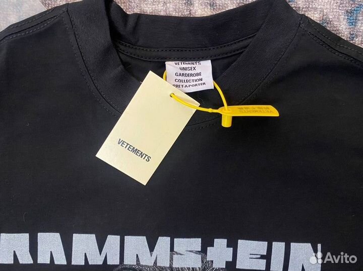 Футболка vetements rammstein