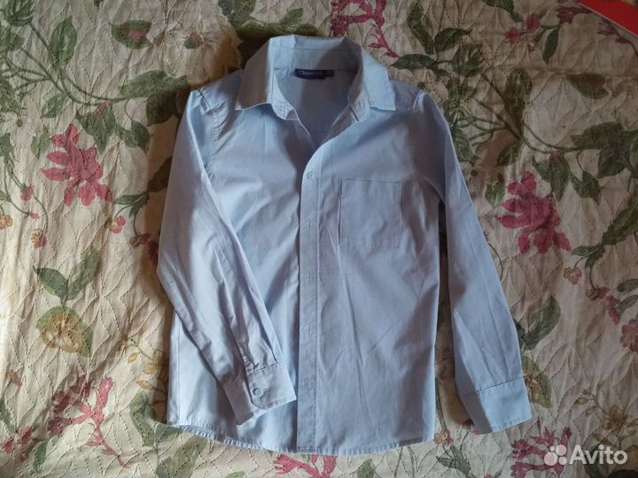 Рубашка голубая для мальчика