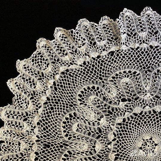 Скатерть круглая 1м винтаж