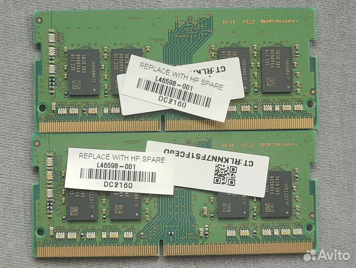 Оперативная память 2х8Gb 3200mhz DDR4 dimm