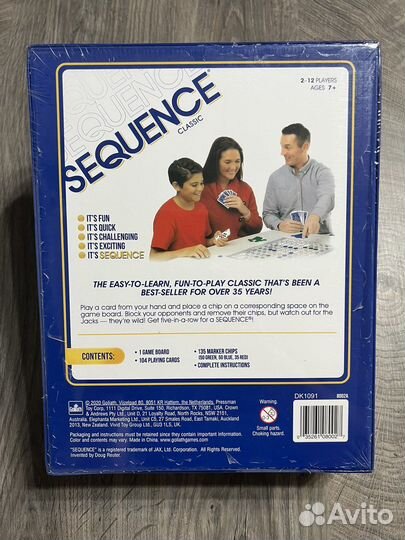 Sequence настольная игра