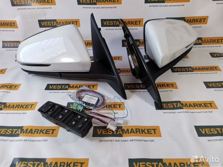 Складывающиеся зеркала Лада Веста. Нового образца
