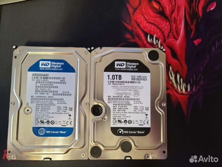 WD Blue 3.5 500 Гб