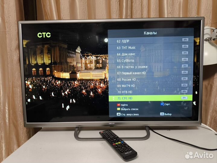 LED телевизор 32 дюйма Dexp