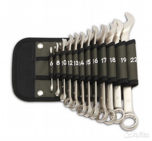 Набор ключей комбинированых 12 шт, фирменная сумка