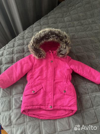 Куртка зимняя для девочки 98