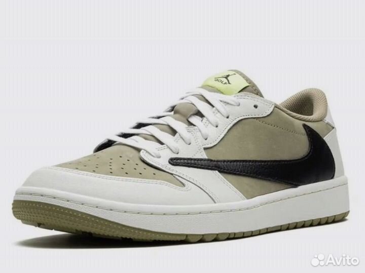 Travis Scott X Air Jordan 1 Low Golf Neutral Olive