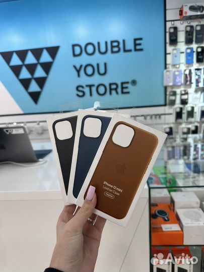 Чехол на iPhone 12 mini кожа оригинал