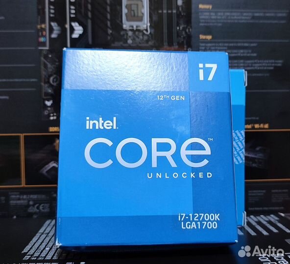 Процессор Intel Core i7 12700k BOX новый