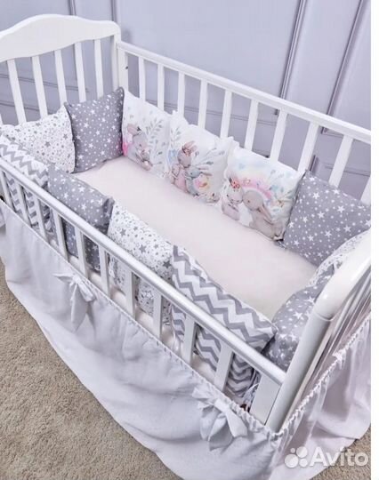 Комплект бортиков в кроватку