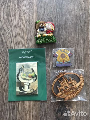 Магниты на холодильник, новые, разные