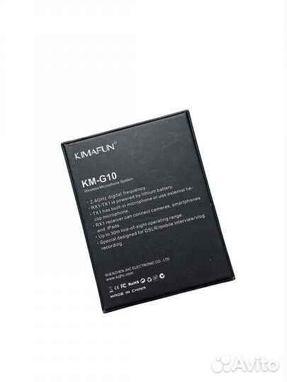 Беспроводной петличный микрофон kimafun KM-G10