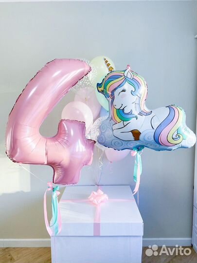 Коробка сюрприз с шарами