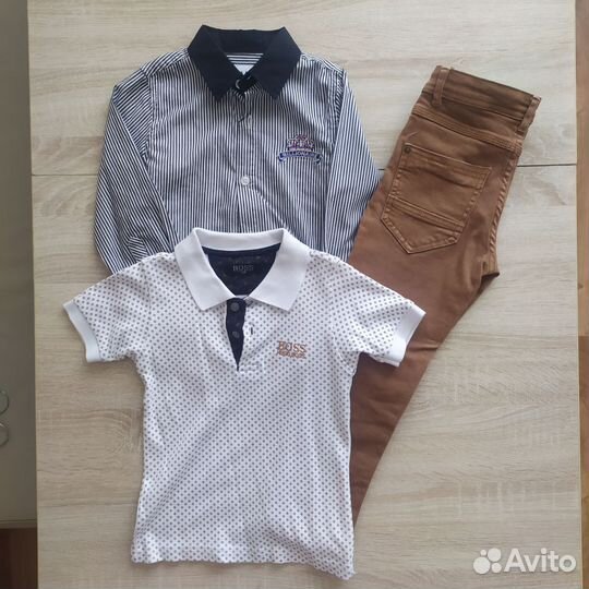 Рубашка, брюки р.104-110