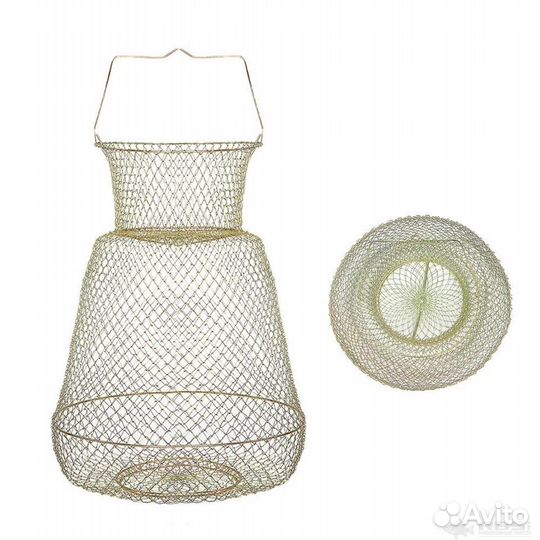 Садок для рыбы металлический диаметр 38 см