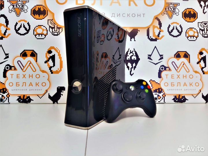 Xbox 360 Slim 250Gb freeboot 50+ Игр