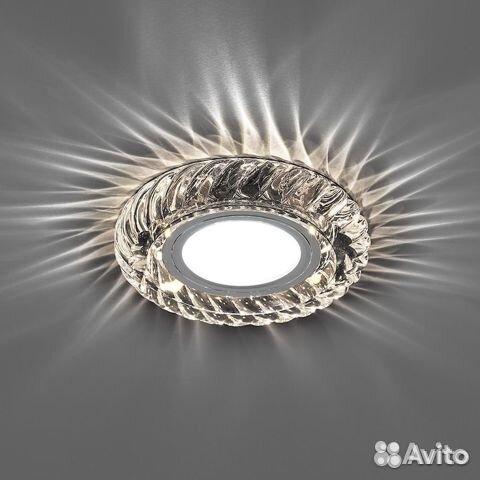Светильники точечные встраиваемые с подсветкой