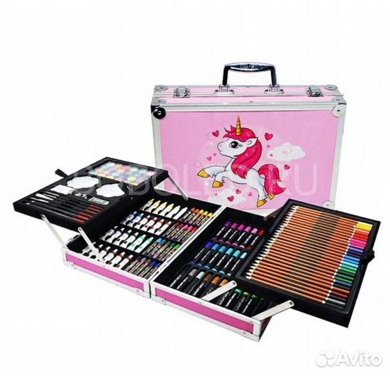 Художественный набор в кейсе Единорог