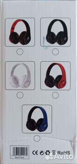 Беспроводные bluetooth наушники B39, черные