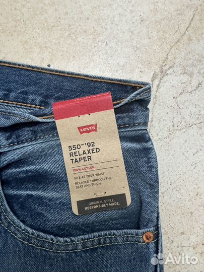 Джинсы мужские levis 550 34/34 р