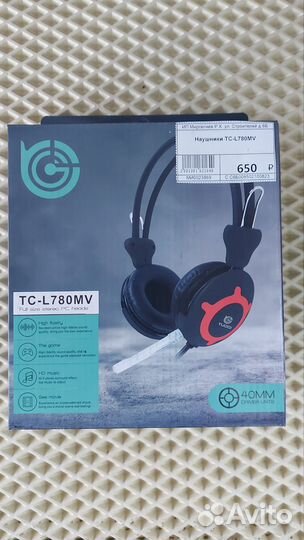 Ч) Наушники TC-L780MV