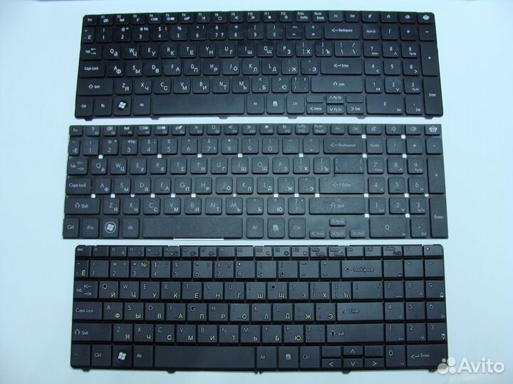 Клавиатуры ноутбуков Acer PackardBell eMachines
