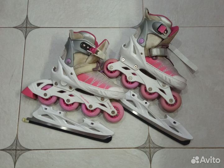 Роликовые коньки детские раздвижные