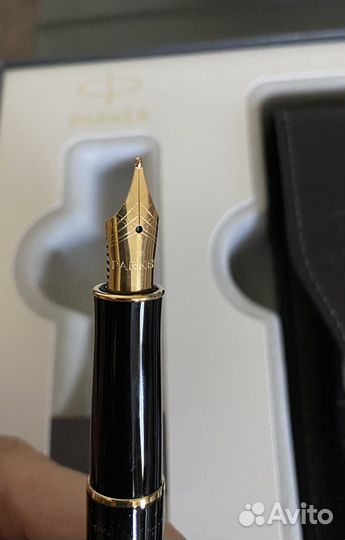 Набор ручка Parker + кожаный футляр, новый