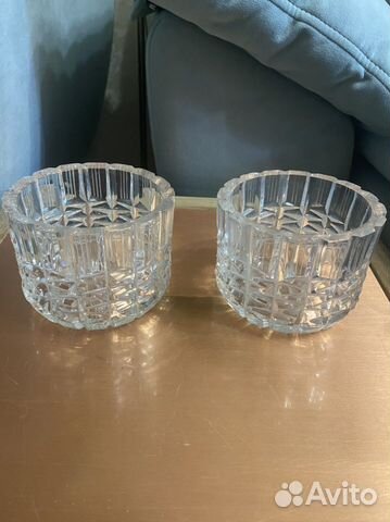Салатники 2 шт. хрусталь СССР