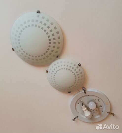 Светильник на 30 и плафон на 40