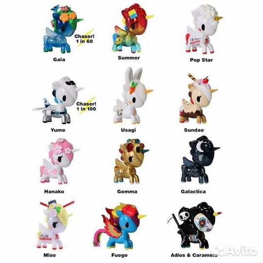 Tokidoki единорог