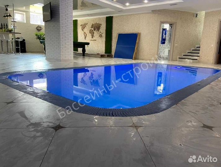 Бассейн 4х3х1,5 от производителя,ступени Бельэтаж2
