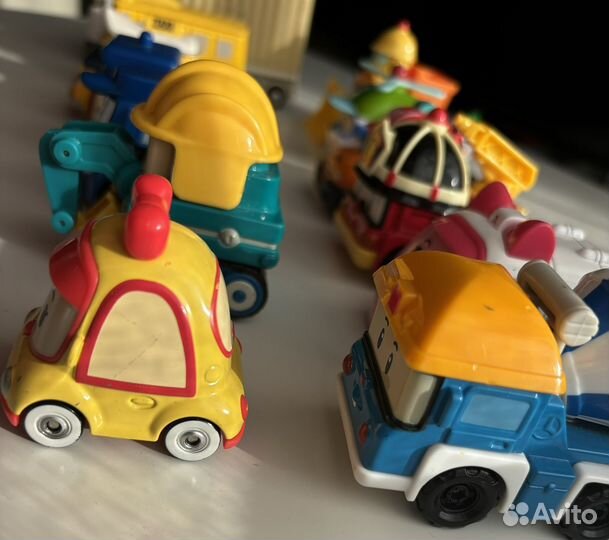 Машинки робокар поли 10 штук