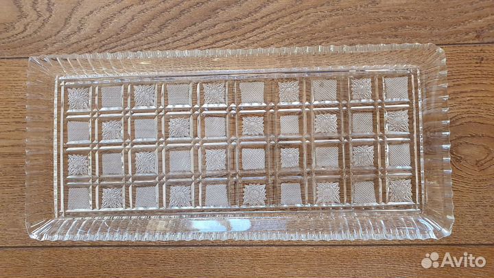 Блюда хрустальные