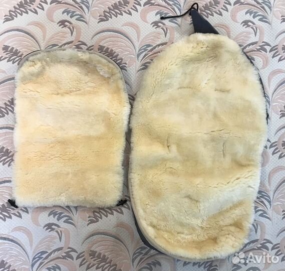 Конверт из натуральной овчины Mansita Mini. Серый