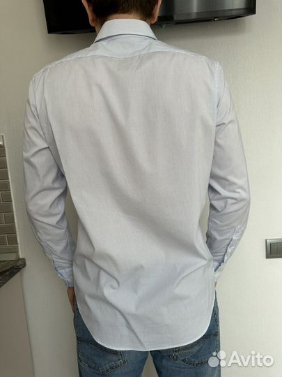 Рубашка мужская белая uniqlo Размер М