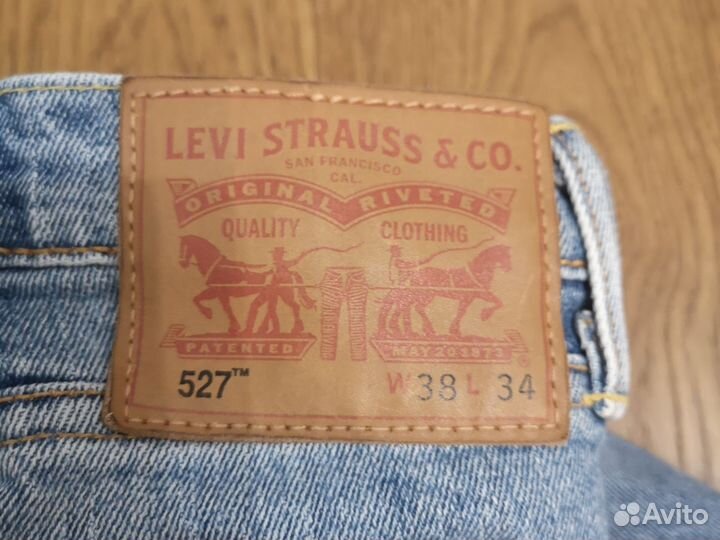 Джинсы levis 527 cone mills denim