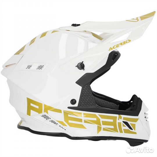 Acerbis X-track 2206 White Gold Moto Cross Мотошле