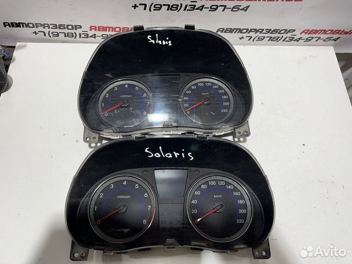 Панель приборов Hyundai Solaris 2010 2015 17 G4FC