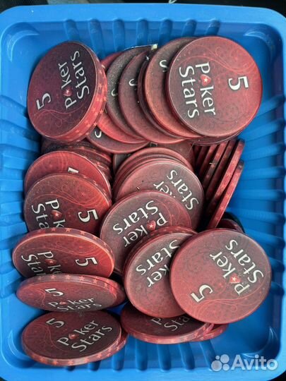 Фишки для покера керамические Poker Stars