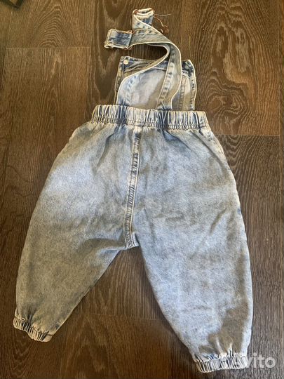 Джинсовый комбинезон для девочки 74