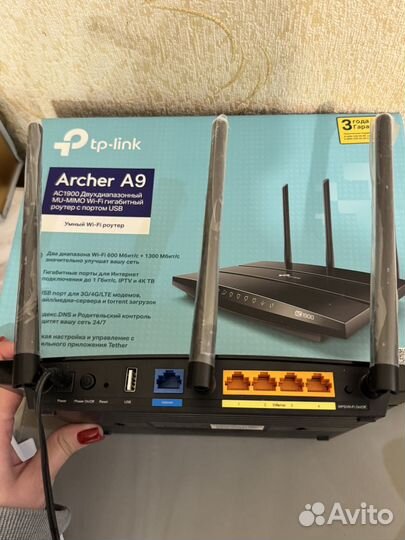 Роутер tp link archer A9 ac1900