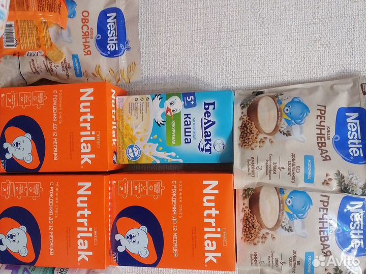 Детские каши молочные