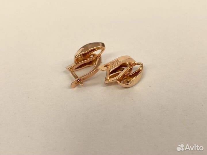Золотые Серьги 4.6 гр. Au585