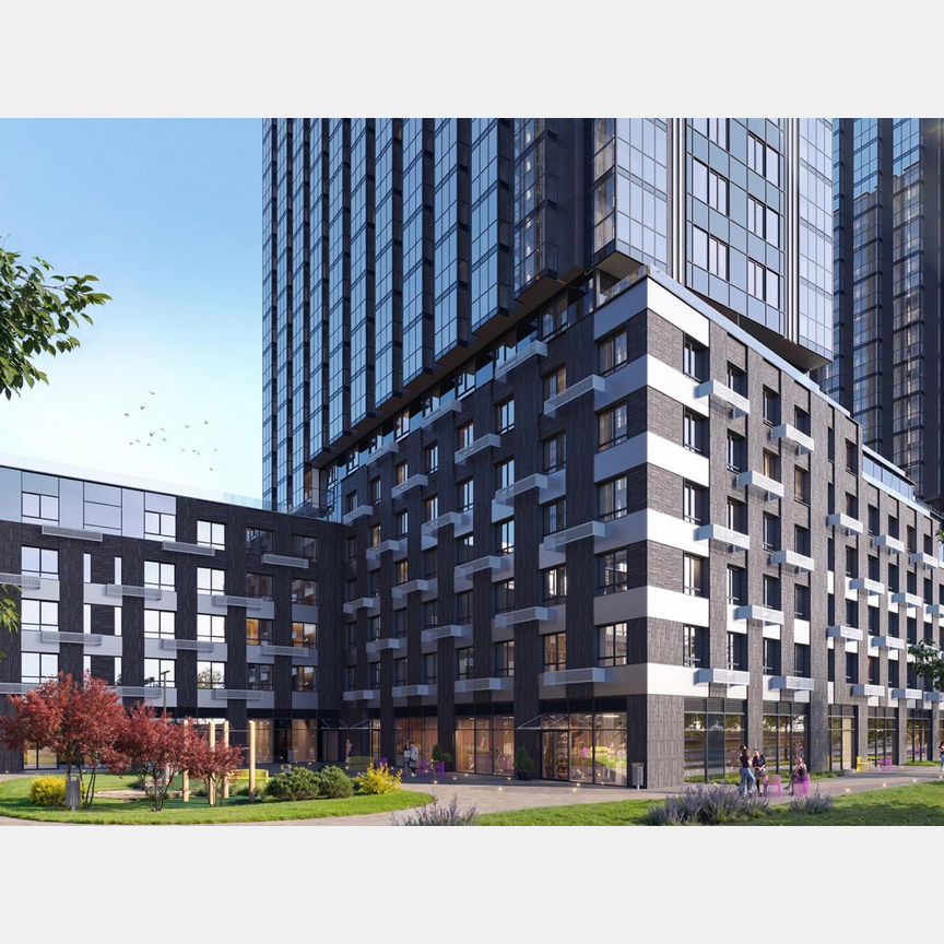 1-к. апартаменты, 43,2 м², 13/23 эт.