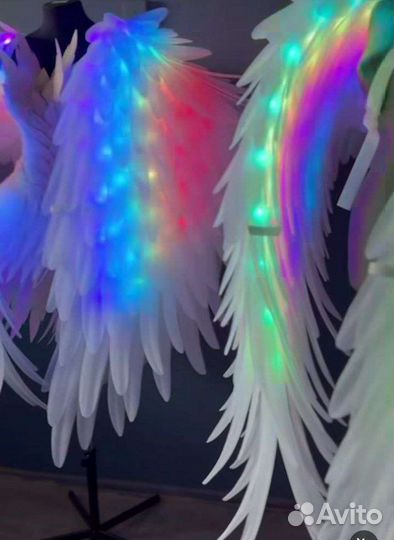 Светящиеся,светодиодные крылья для выступлений