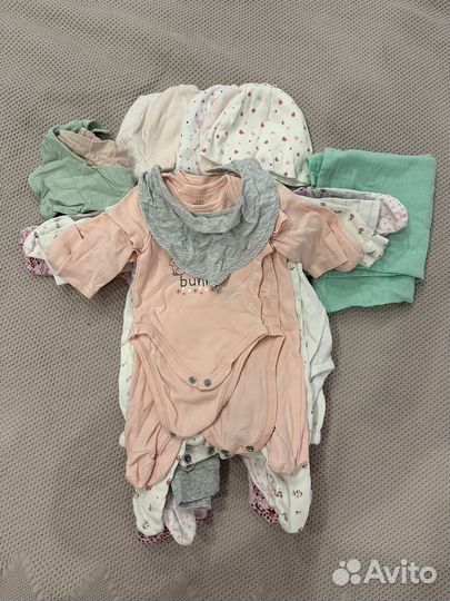 Детские вещи пакетом новорожденная девочка