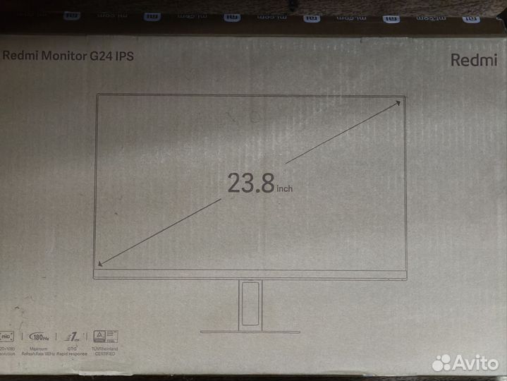 Монитор xiaomi redmi g24 180hz
