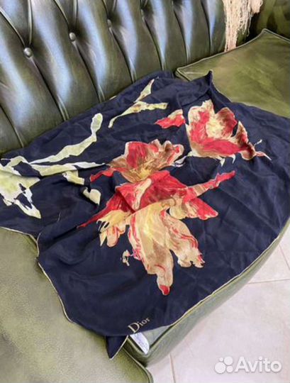 Платок dior и палантин burberry италия шелк